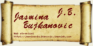 Jasmina Bujkanović vizit kartica